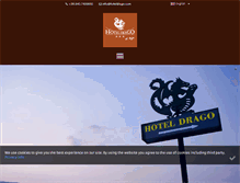 Tablet Screenshot of hoteldrago.com